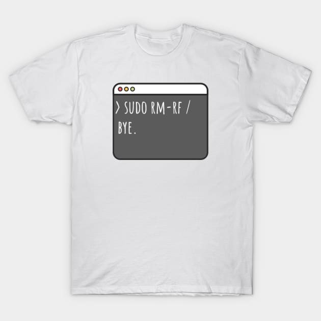 Sudo rm rf t shirt 2025